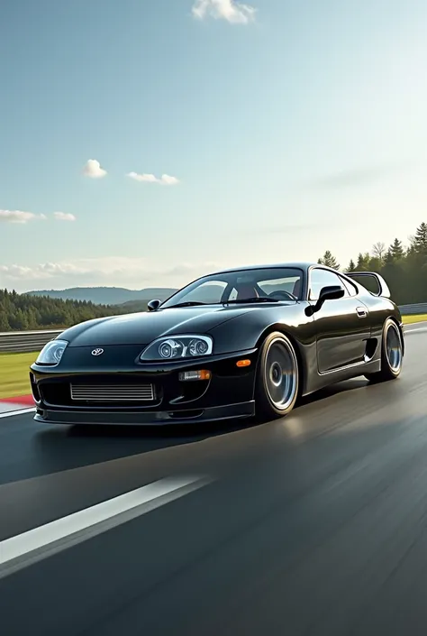 Toyota Supra 90s on track