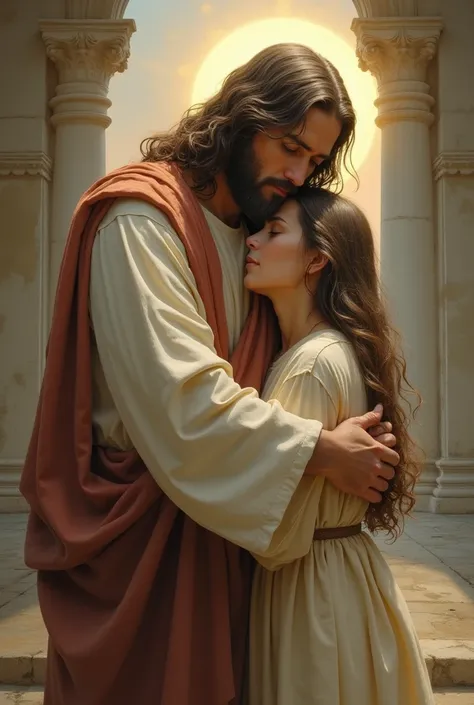 Creating Jesus Christ by embracing a person 