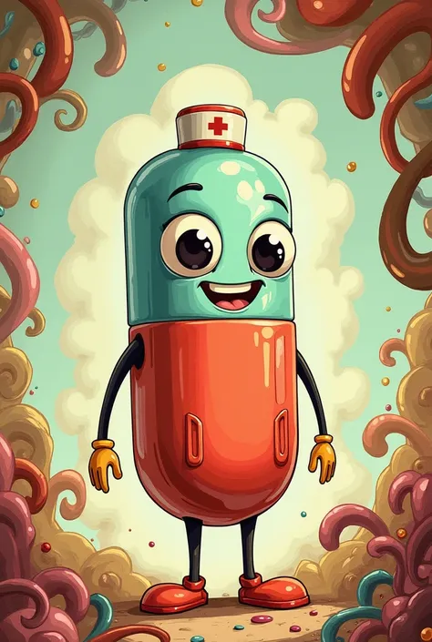 I want a cuphead-style doctor pill