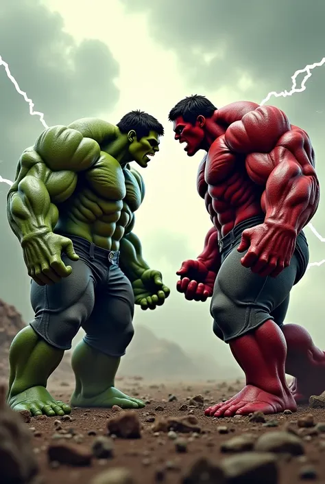 Hulk vs Hulk vemelho