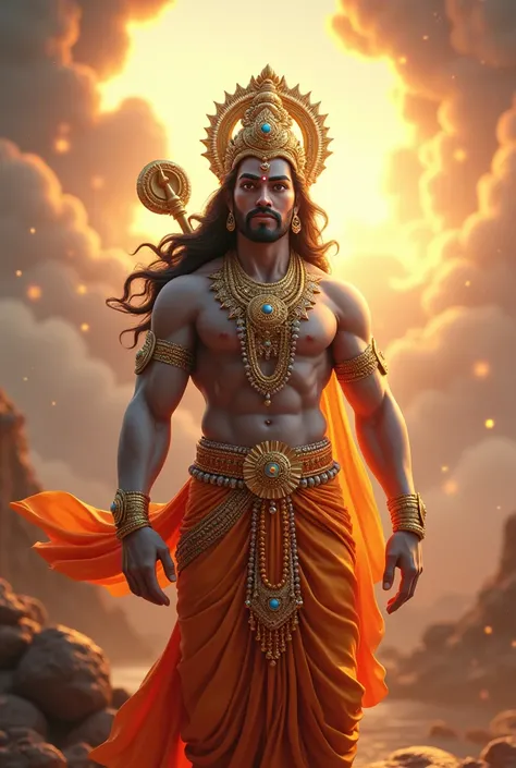 3D animation lord shree ram photo 