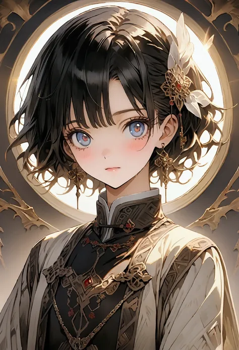 rasterpiece, 最 High Quality ,  high res,16k, Official Art,super  Details skin,  Details, animated picture,Always delicate and beautiful, wonderful, 細かく Detailsに, masterpiece, 超 Details,  high res, best illustration,  High Quality , intricate details ,etro ...