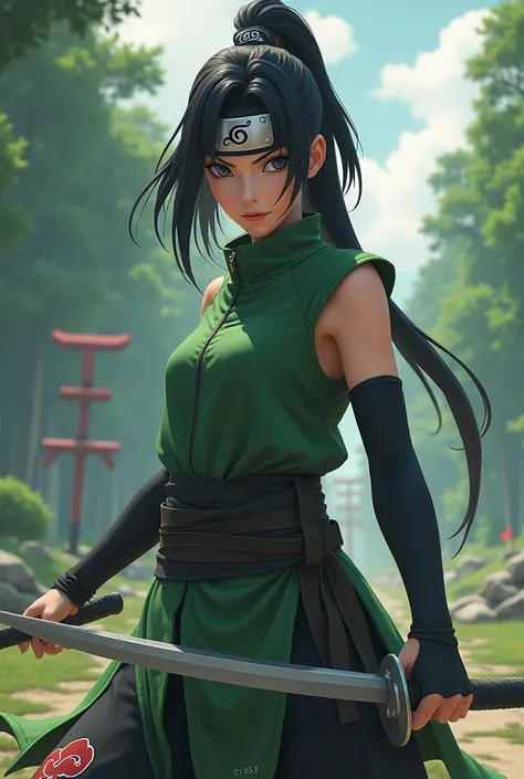 Make her into a shinobi in naruto shippuden