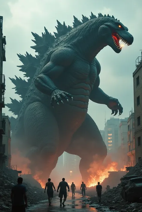 godzilla eating people