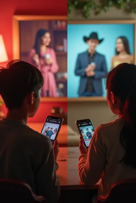 Visual Idea: A split-screen image—one side shows a teen swiping on Tinder while a Western dating show plays in the background, and the other depicts a traditional family gathering discussing potential matches.