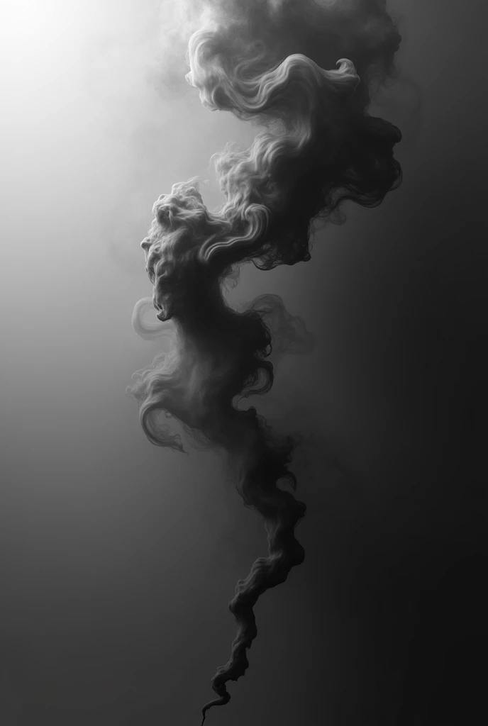 Black and white organic smoke material