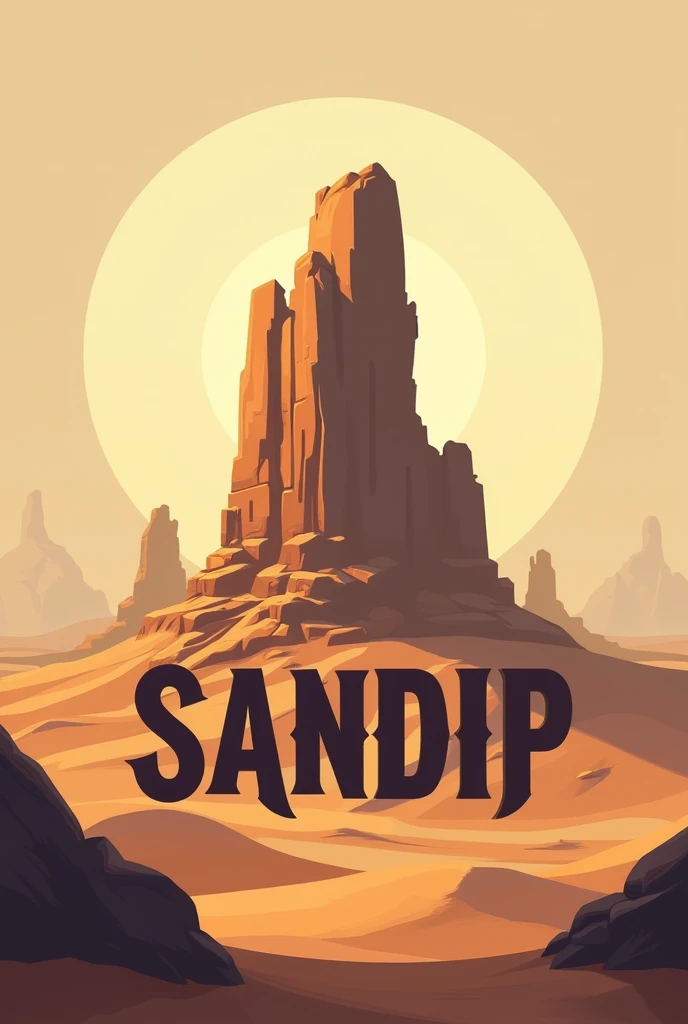 A logo from Game name "sandip"