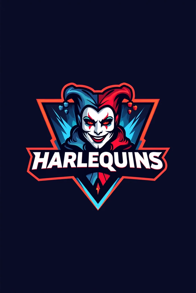 logo for a Valorant team called HARLEQUINS