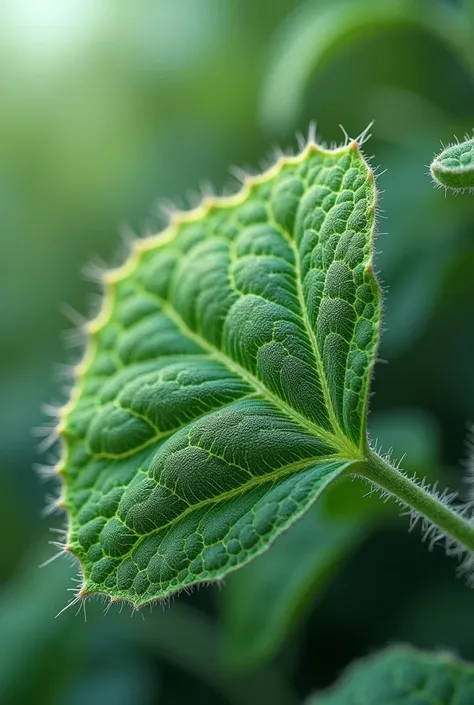 Leaves under the microscope 