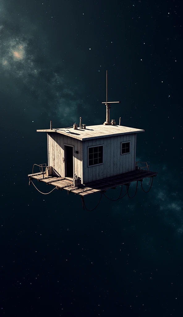 A small hut in space