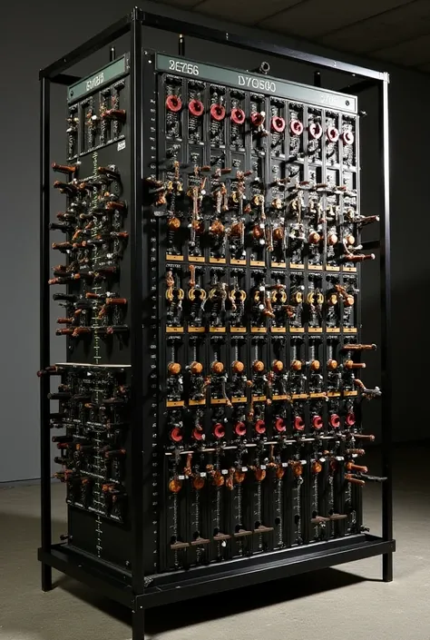  Generate images by paragraphs of the following story :  The story of ENIAC ,  one of the first computers , It&#39;s fascinating.  The computer giant :  Imagine a machine the size of a room ,  that weighed as much as several elephants and consumed enough e...