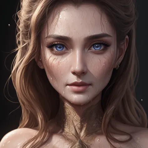 dpack, hyperreal, (8K), (extremely detailed),(detailed eyes), (best quality), (ultra-detailed), (masterpiece), (wallpaper), (detailed face), one-hour drawing challenge, wet sweat, (body :1.3), looking at the audience, exquisite details, detailed faces, ,pu...