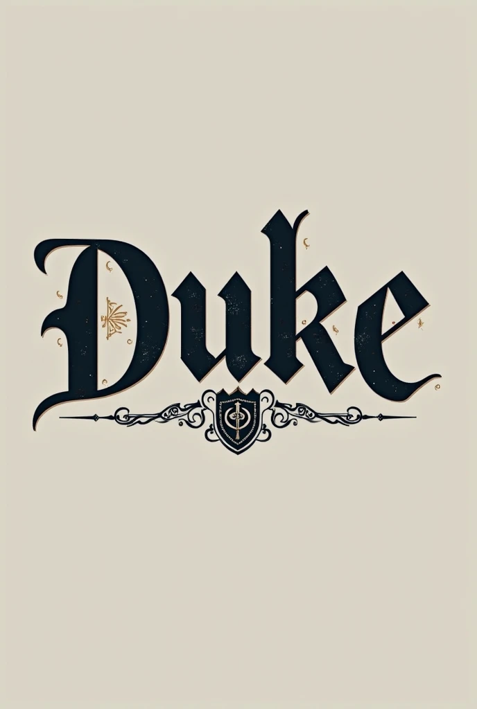 Create a logo with the name “Duke”