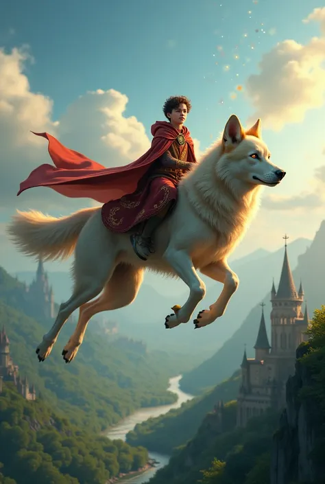 Can you do Harry Potter flying on a dog