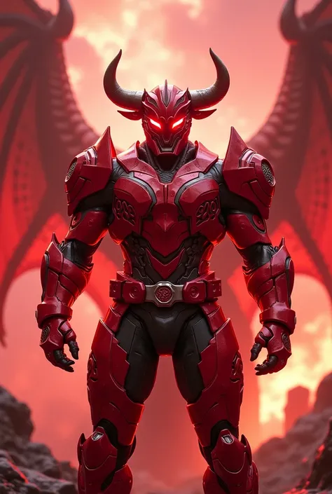 Power Ranger samurai, red Ranger bull form suit  images and beyond red dragons