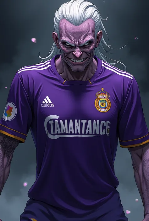 Ryomen Sukuna, Jujutsu Kaisen, wearing the purple jersey of Sport Club Corinthians Paulista