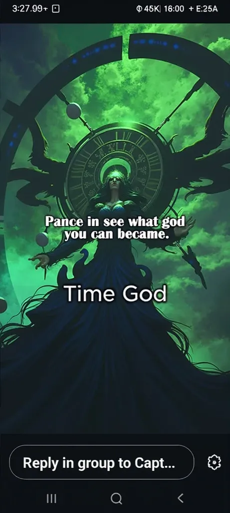 Time god like thus