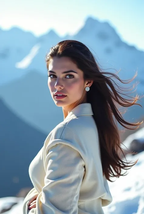 Katrina Kaif on white Mountains