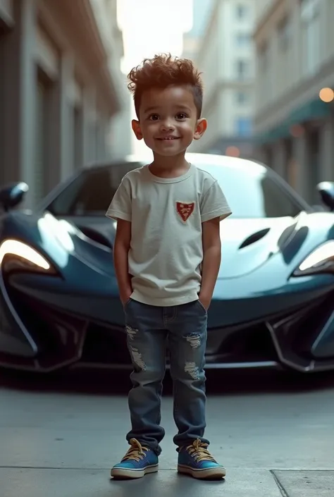 Make that young boy in front of best car