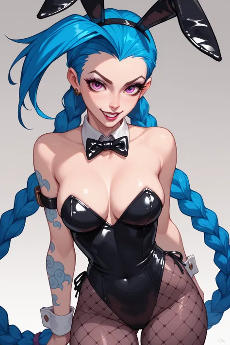 latex bunnysuit jinx league of legends 
