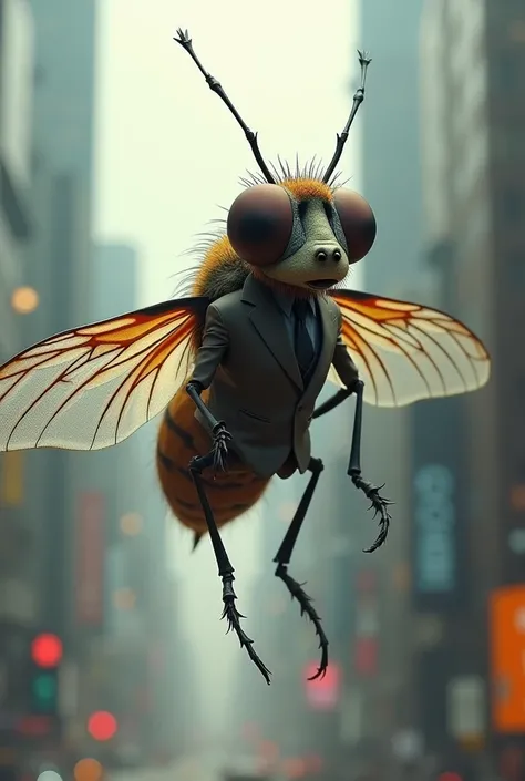 Insect fly with suit