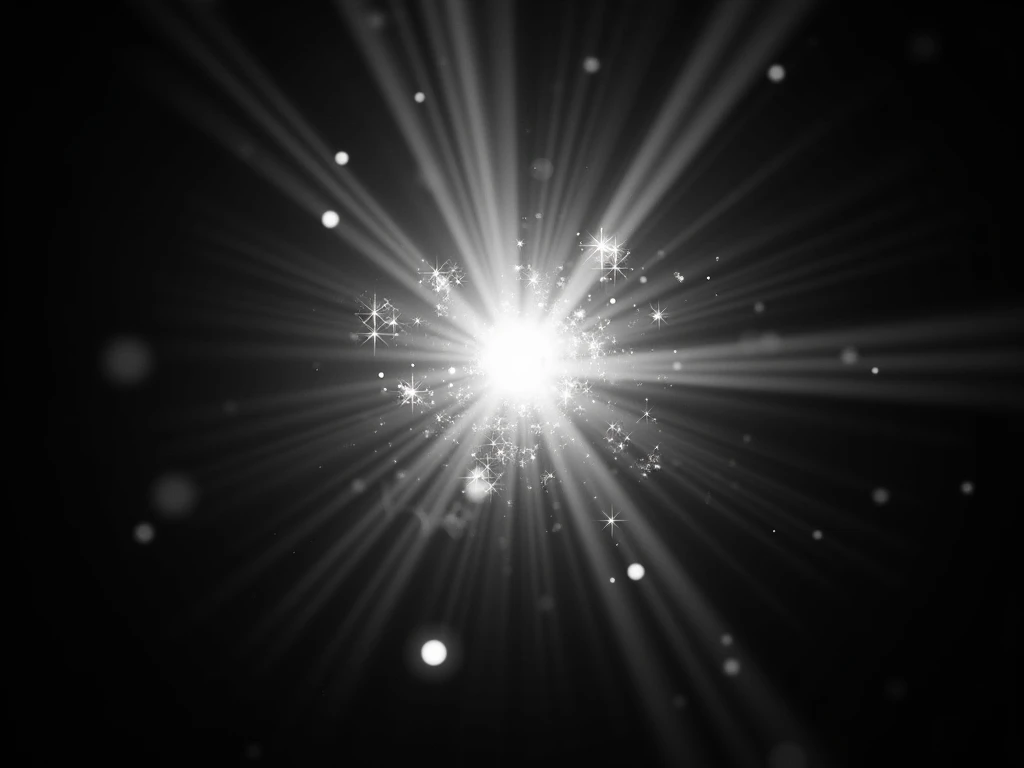 photography abstract art black and white lights high contrast sun shadows sparkles