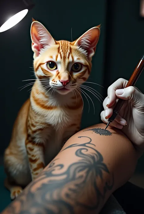 CAT TATTOOING