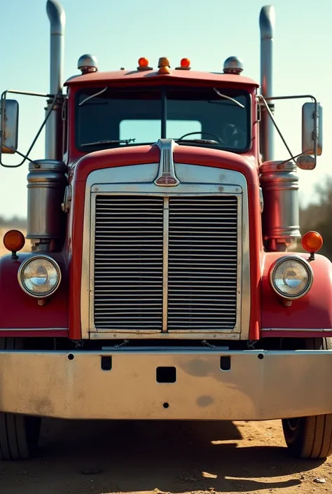 Tractor truck grill from 1960