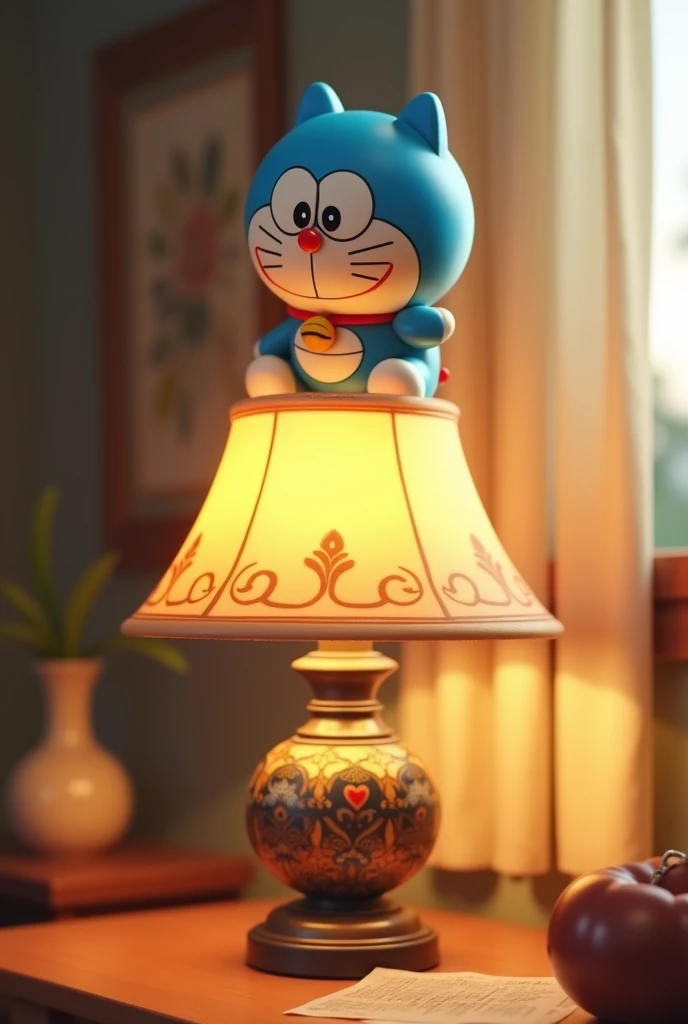 I want doremon image on the lamp