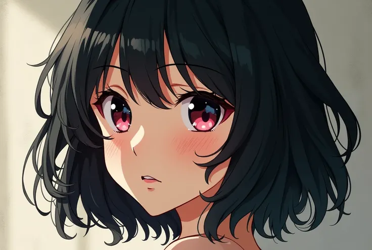 High Details, High Resolution, Textured Skin, Super Detailed, Black Hair, Anime Style, 