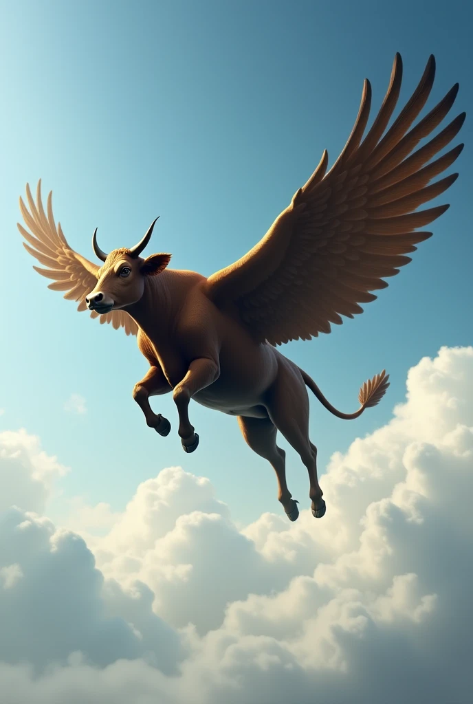 I want a flying cow