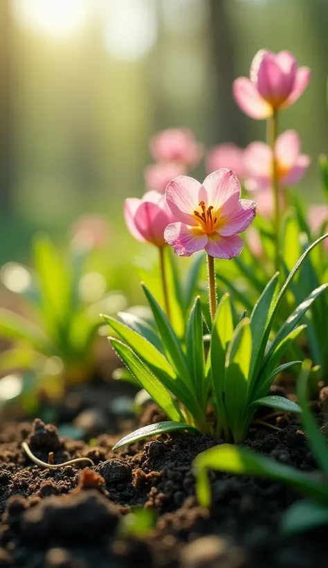 Macro shot of a spring season 