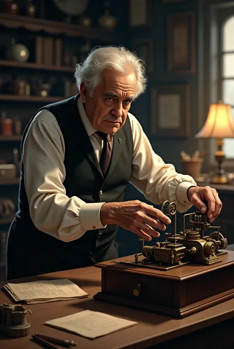  Tomas Edison creating the phonograph