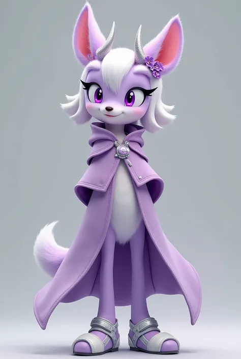  Selene is an  anthropomorphic reindeer , with soft lavender coat .  She has a calm and empathetic expression ,  with big, expressive eyes ,  being one lavender eye and the other silver , evidencing her heterochromia .  Her body is agile and slender ,  wit...