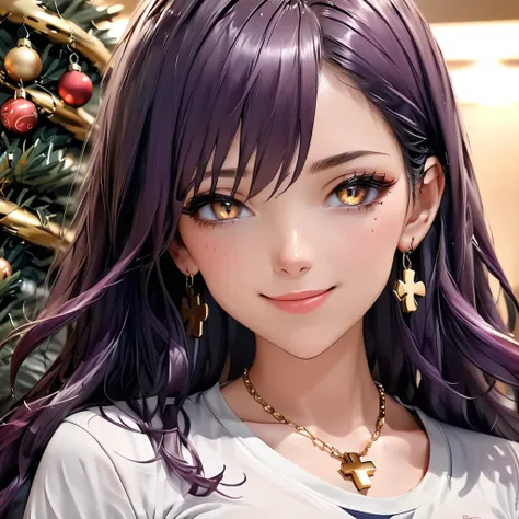 Masterpiece, 4K, HDR, full HD, (best quality), (ultra detailed), (only), intricate ANIME TYPE, best quality, 1girl, deep purple hair , hyper beautiful face, purple hair, perfect anatomy, shiny skin, full body, alone (shiny purple hair, long hair), looking ...