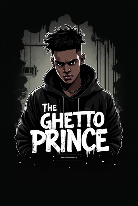 Un logo underground con nombre The Ghetto Prince 