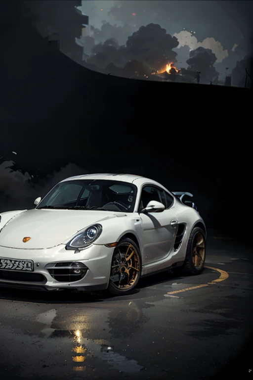 Porsche Cayman, Battlecar, atom bombs