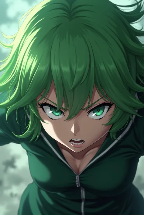 Tatsumaki close to the screen