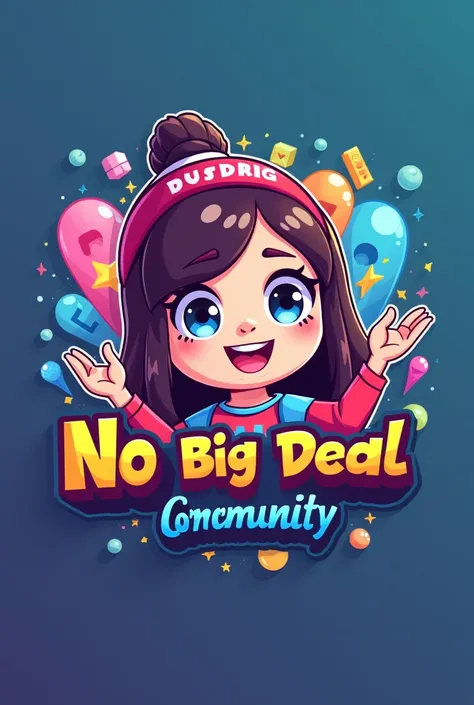 Inside Roblox there is a game called “NO BIG DEAL” I want you to create a logo for a community on this games Discord