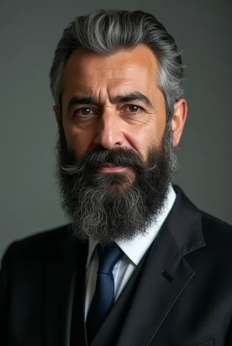 Photo of Reza Pahlavi with Jolani beard