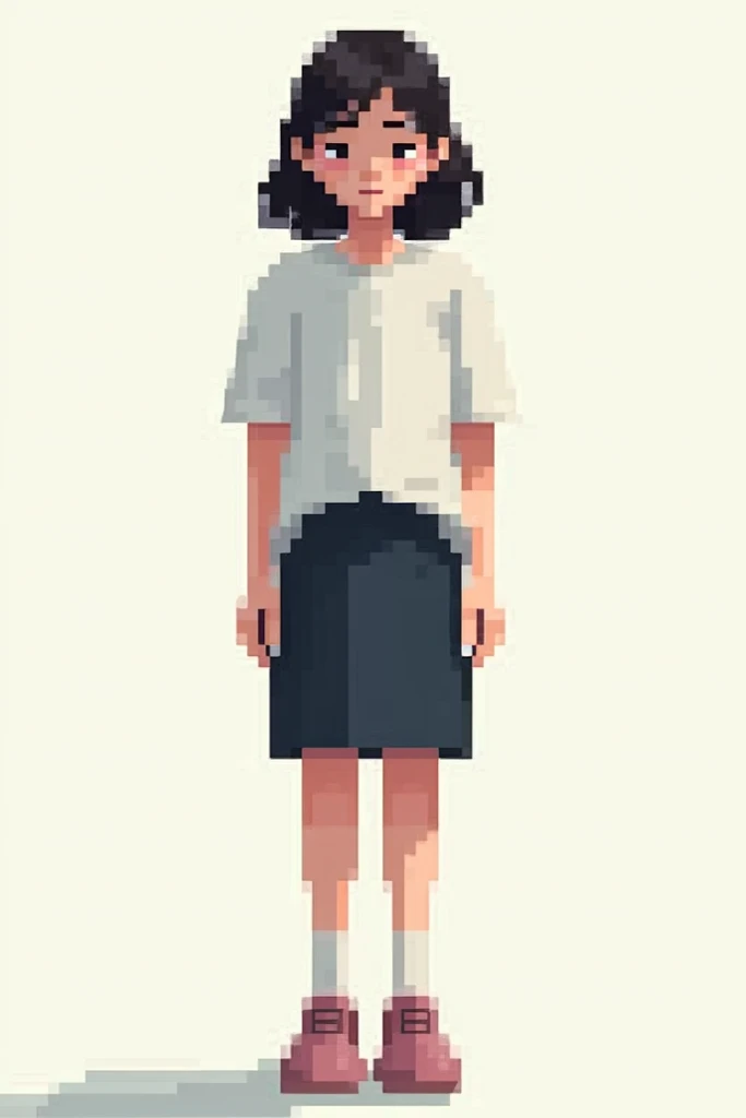 Pixelated girl