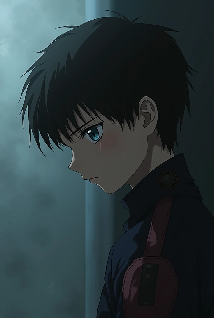 Shinji ikari from the anime Evangelion 