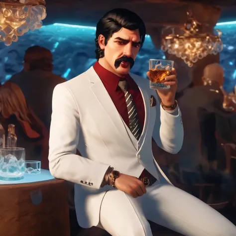 score_9, score_8_up, score_7_up,  a boy,  then Nahualli , Serious, dangerous man, elegant, elegant, Hes a gangster, (((white suit))), sit, glass of whisky, (((ice hotel ,ice bar))), (((realistic,  Detailed, photo realistic )))