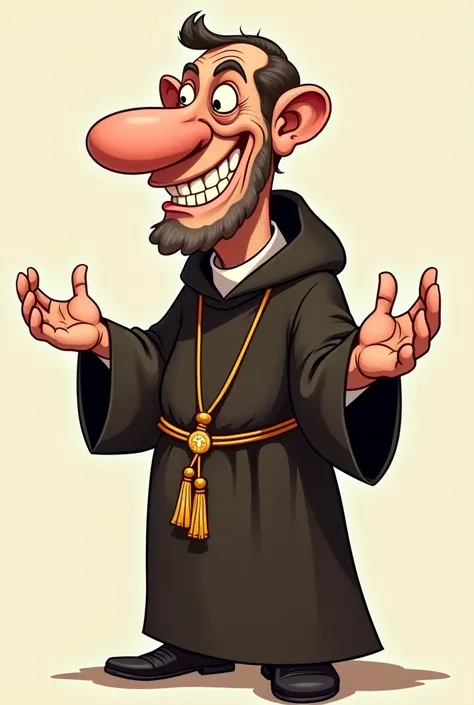 Caricature of Friar Franciscan}