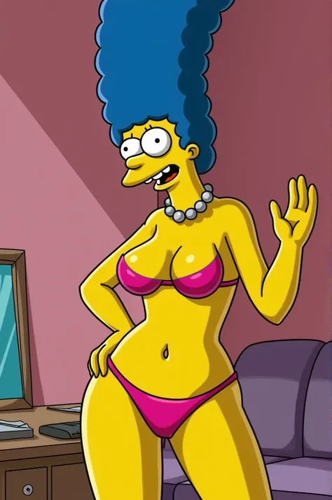 Marge Simpson en tanga 