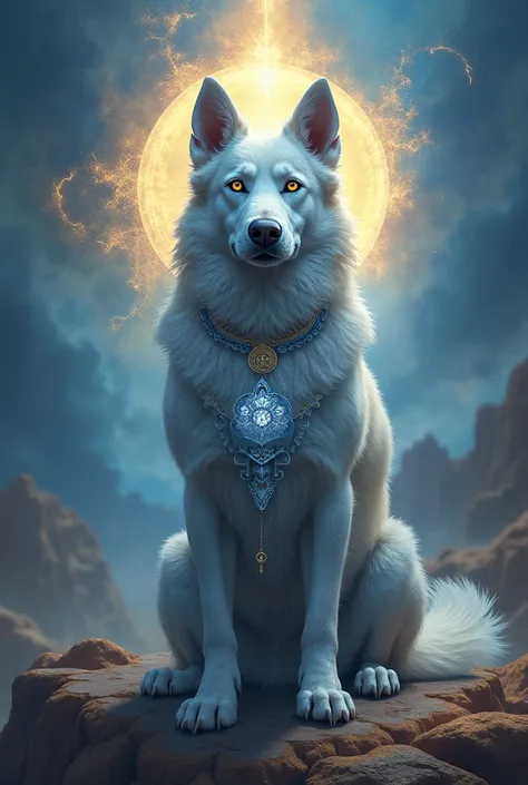 Dog with mahadev