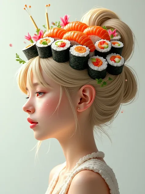 Turn your hairstyle into sushi