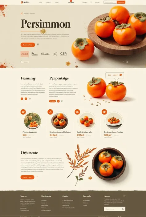 Persimmon processing website 