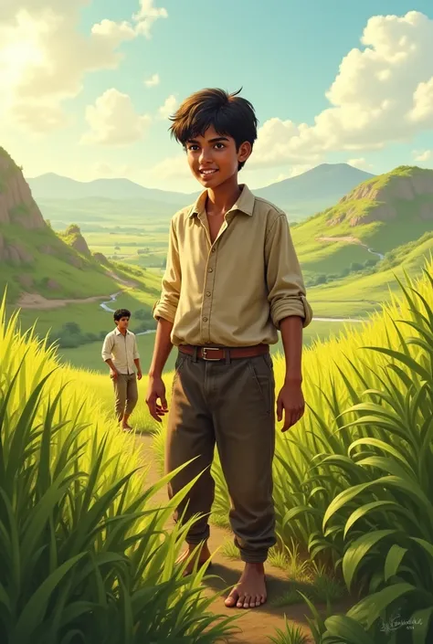 Title: The Honest Mans Gold
Sohan, a resident of the village of Sonpura, was an honest boy. He worked in the fields with his father.