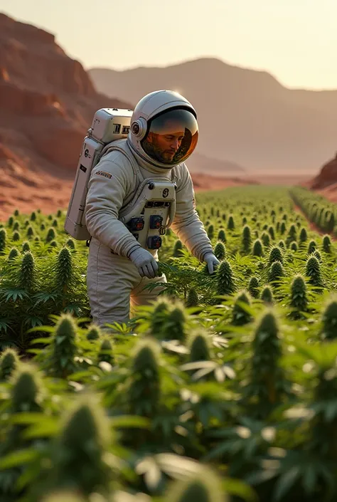 Elon Musk grew a cannabis field on Mars